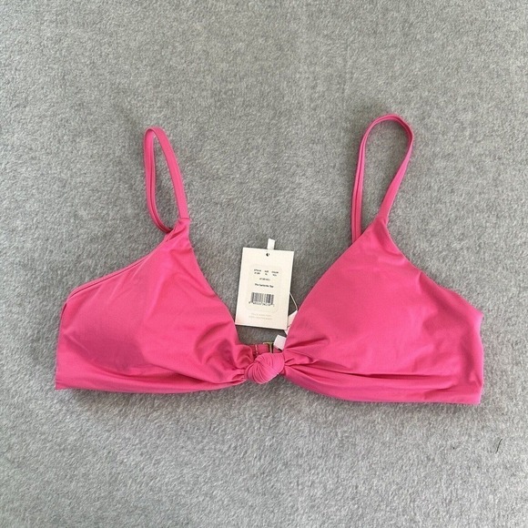 Andie The Santorini Top Women Sz XL Classic Triangle Bikini Adjustable Straps - Picture 2 of 12